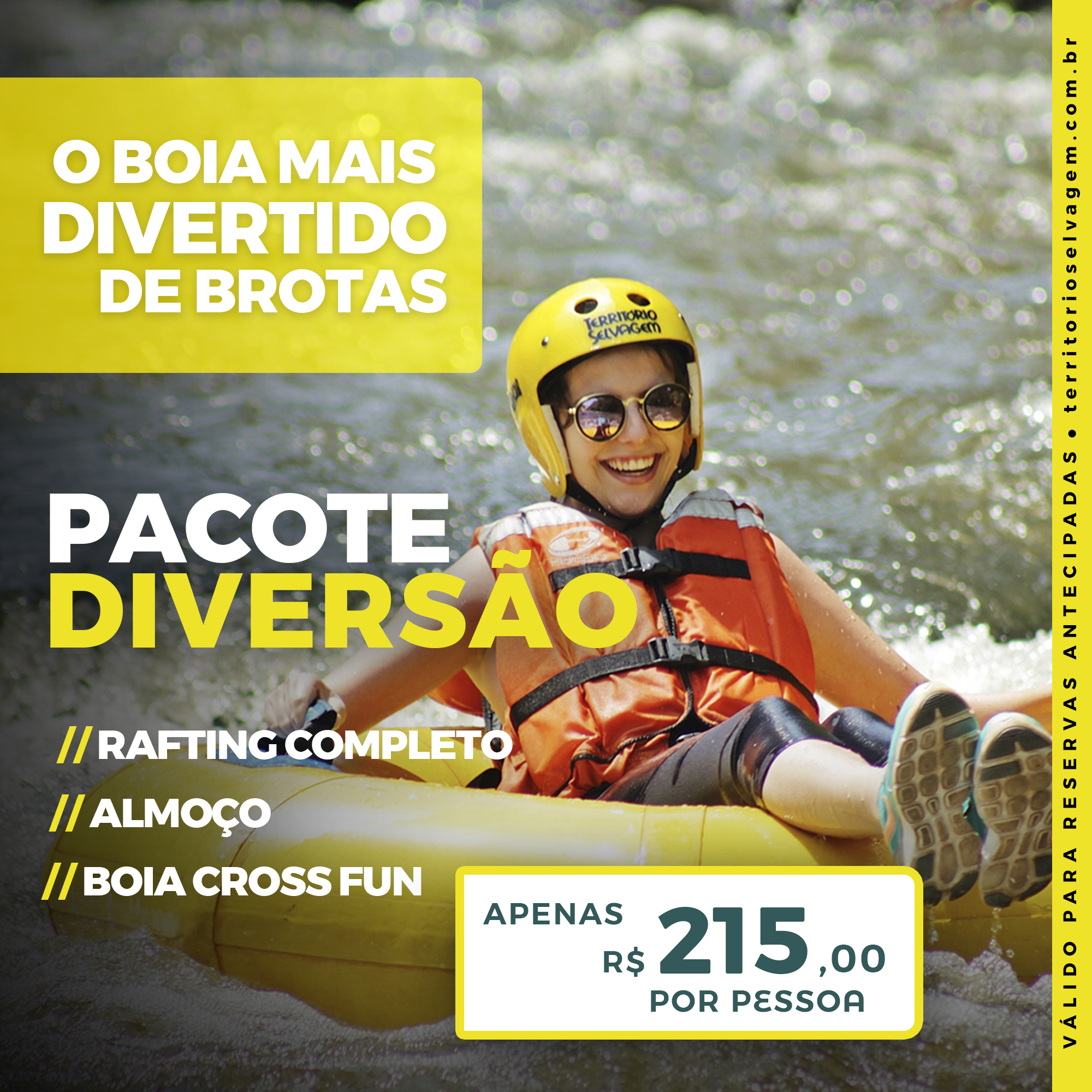 Rafting Completo +Almoço + Bóia Cross Fun